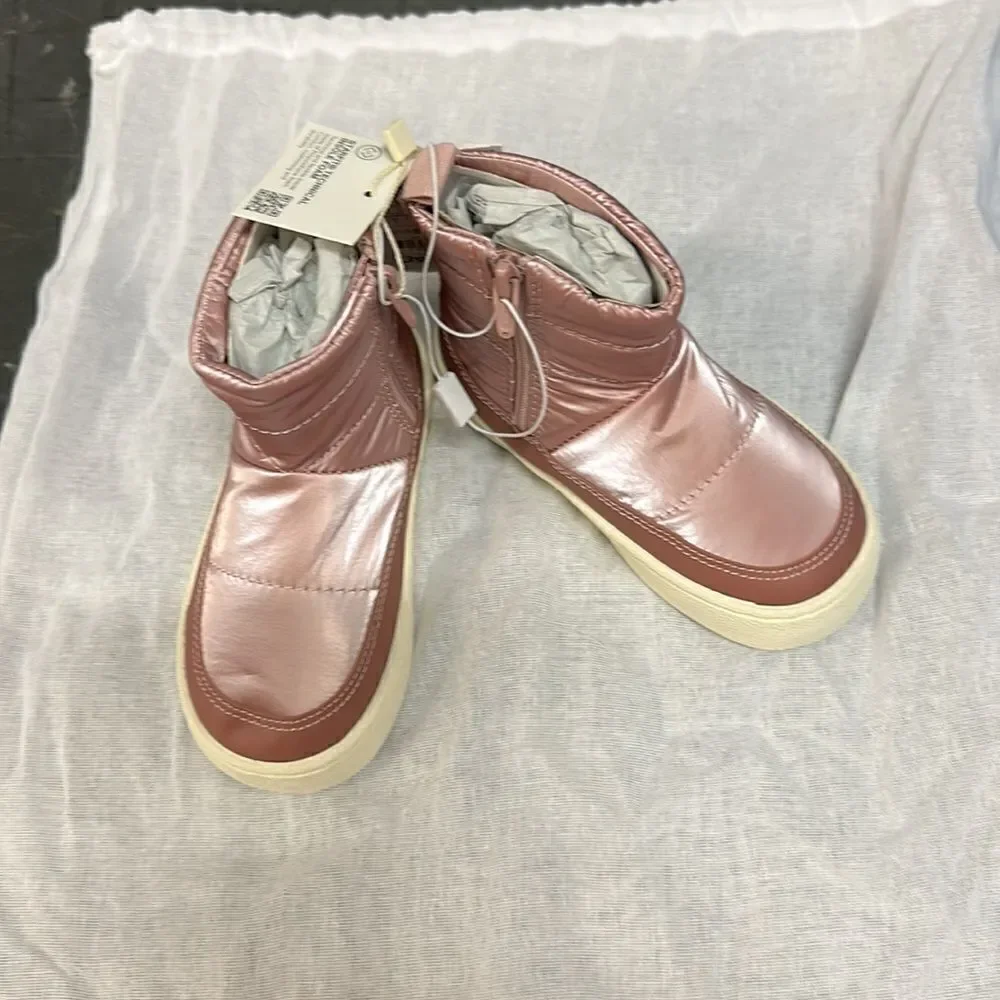 ZARA Kids | Pink |  QUILTED ANKLE BOOTS